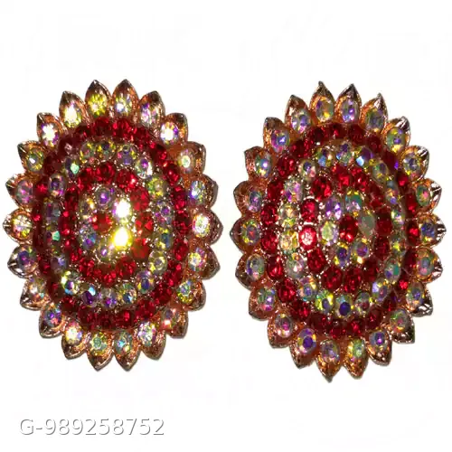 Round Earing Purple