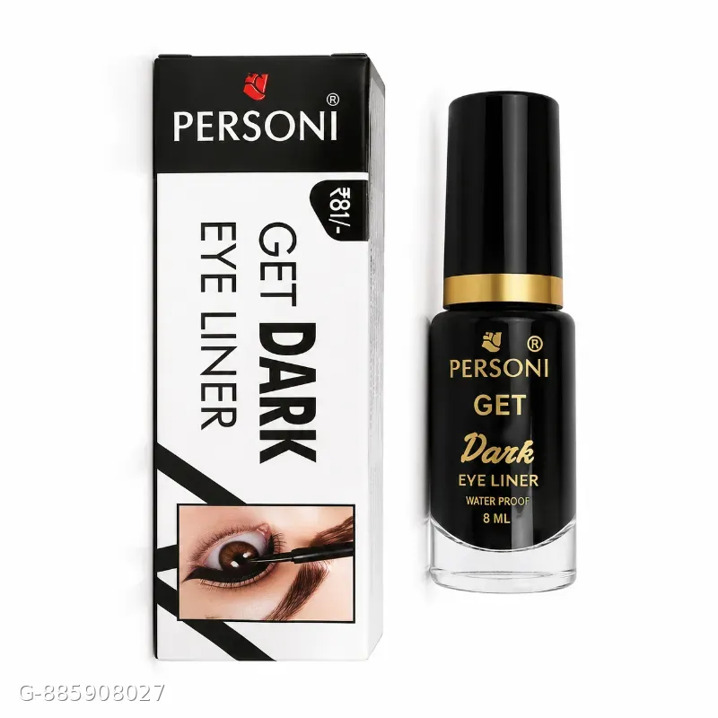 Personi Get Dark Waterproof Liquid Eyeliner – Intense Black (8ml)