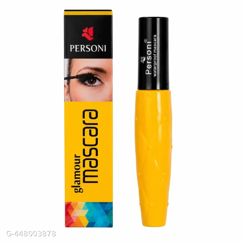 Personi Glamour Waterproof Mascara | Long Lasting Volumizing & Lengthening Mascara for Women