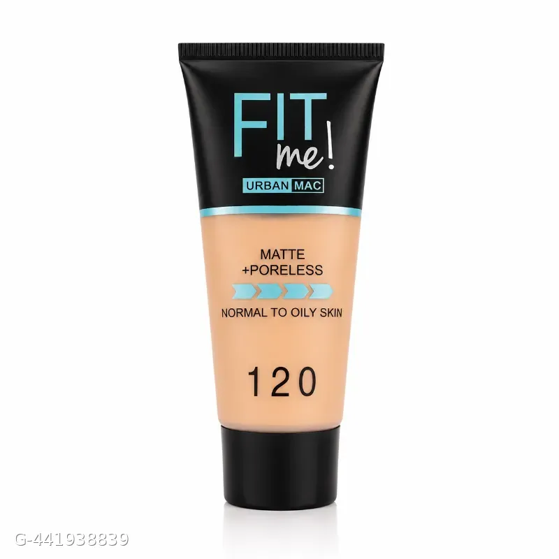 FIT me Urban MAC Matte + Poreless Liquid Foundation – Shade 120 | Normal to Oily Skin