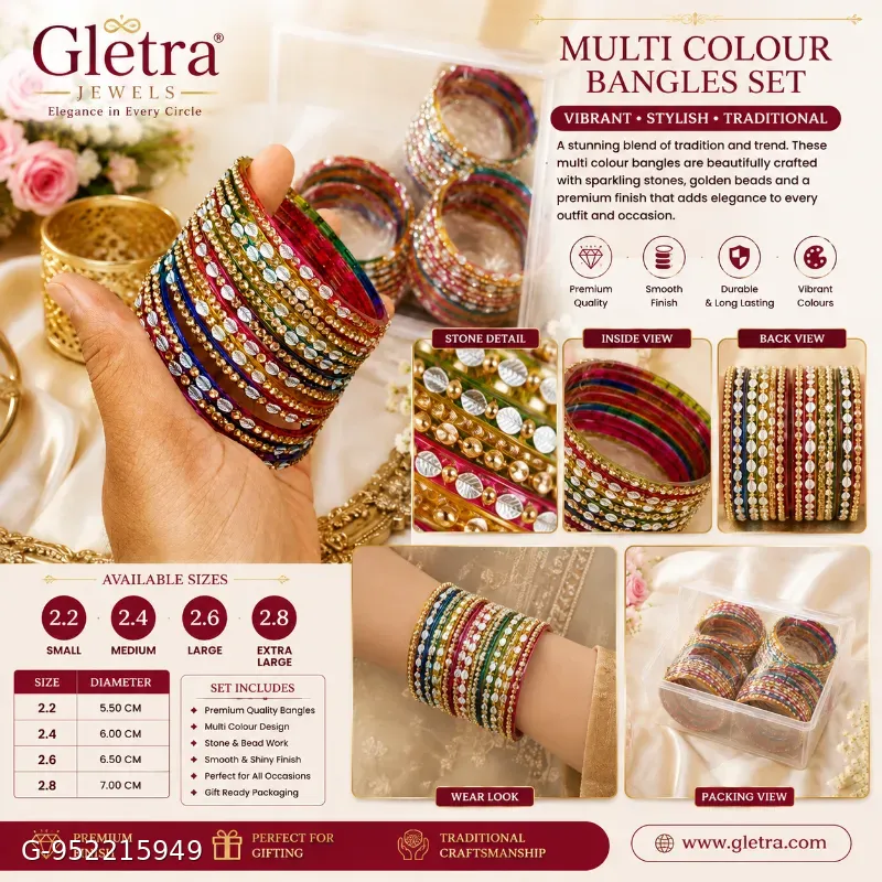 Glass bangles