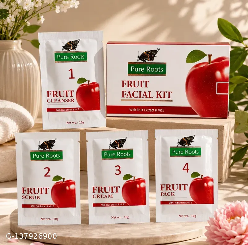 Pure roots fruit facial kit