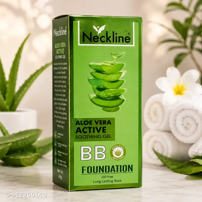 This is a 30gm tube of Neckline Aloe Vera Active Soothing Gel BB Foundation.