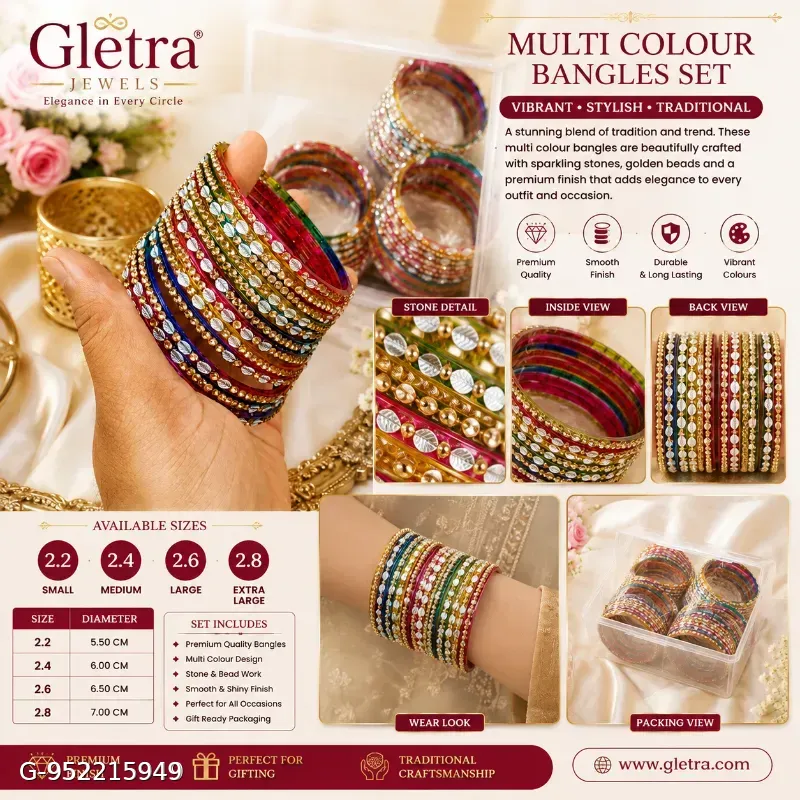 Glass bangles