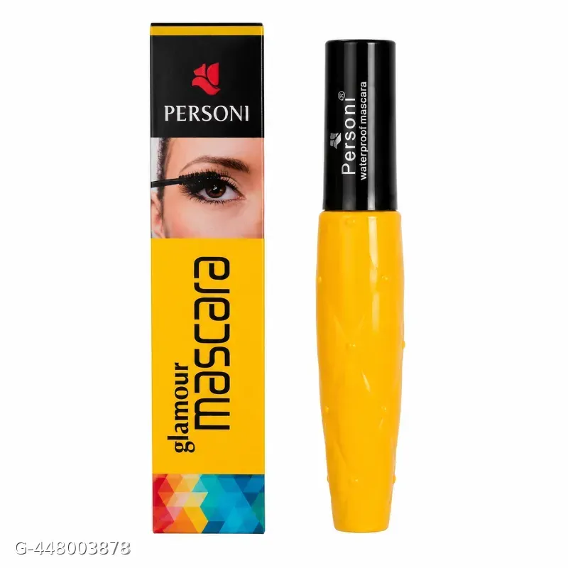 Personi Glamour Waterproof Mascara | Long Lasting Volumizing & Lengthening Mascara for Women