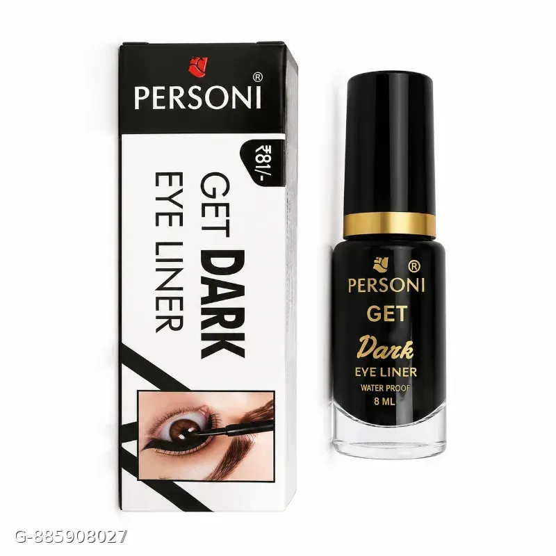 Personi Get Dark Waterproof Liquid Eyeliner – Intense Black (8ml)