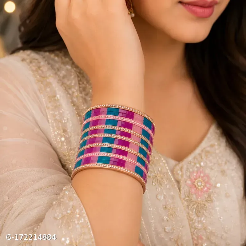 Daily wear mini chuda set multi colour