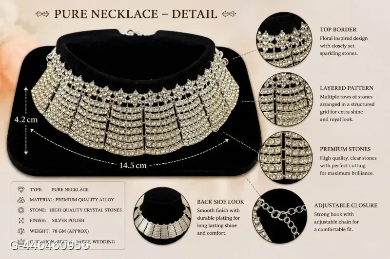 Premium quality bridal chokker set