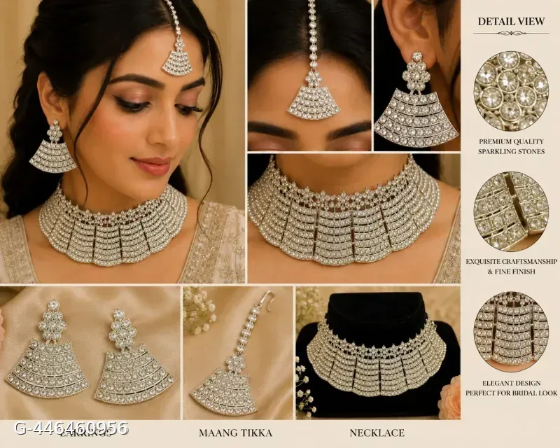 Premium quality bridal chokker set