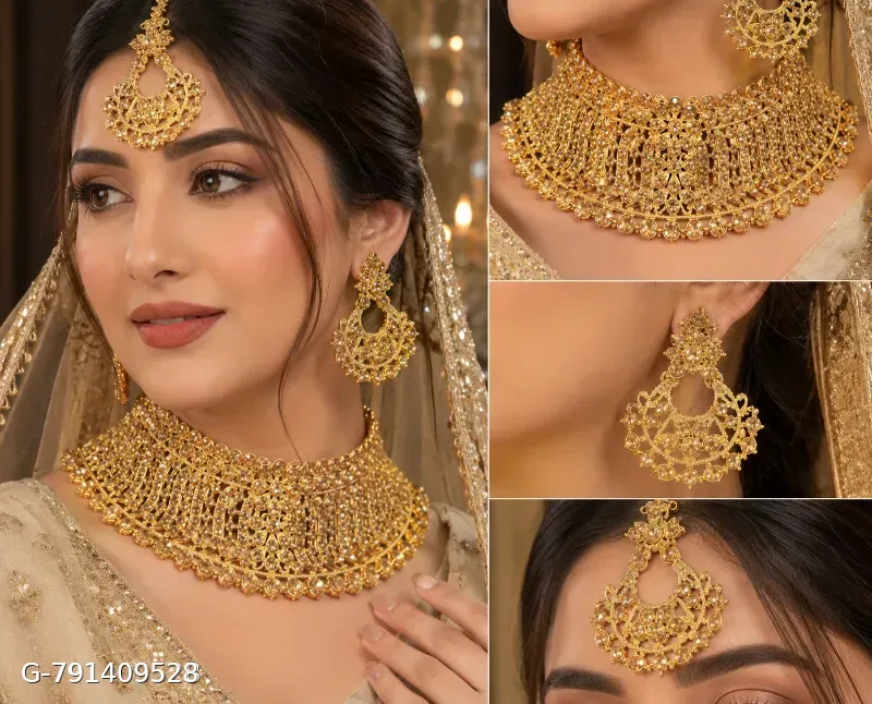 Premium quality bridal chokker set