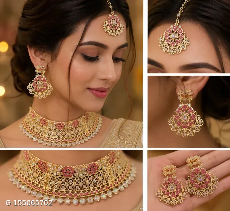 Premium bridal chokker set