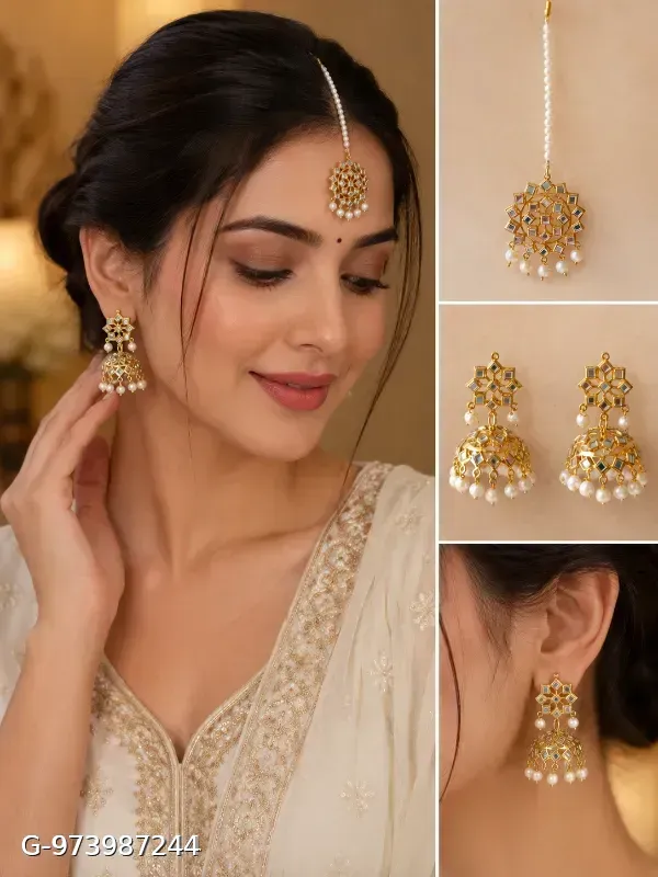 This Karatcart gold-plated Polki Kundan choker set features geometric stone settings accented with multi-colored enamel beads.