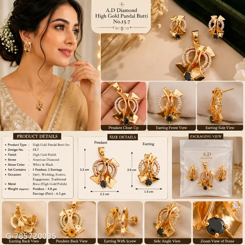 Pandant  earing set