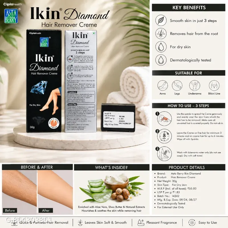 Hair remover Crème
