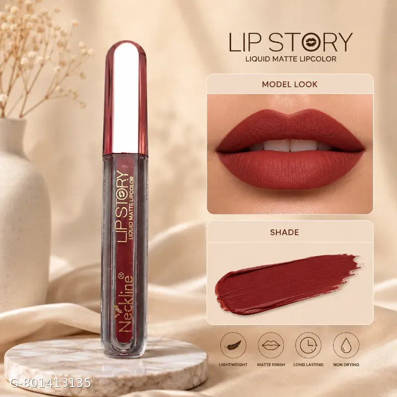 Neckline liquid lipsticks