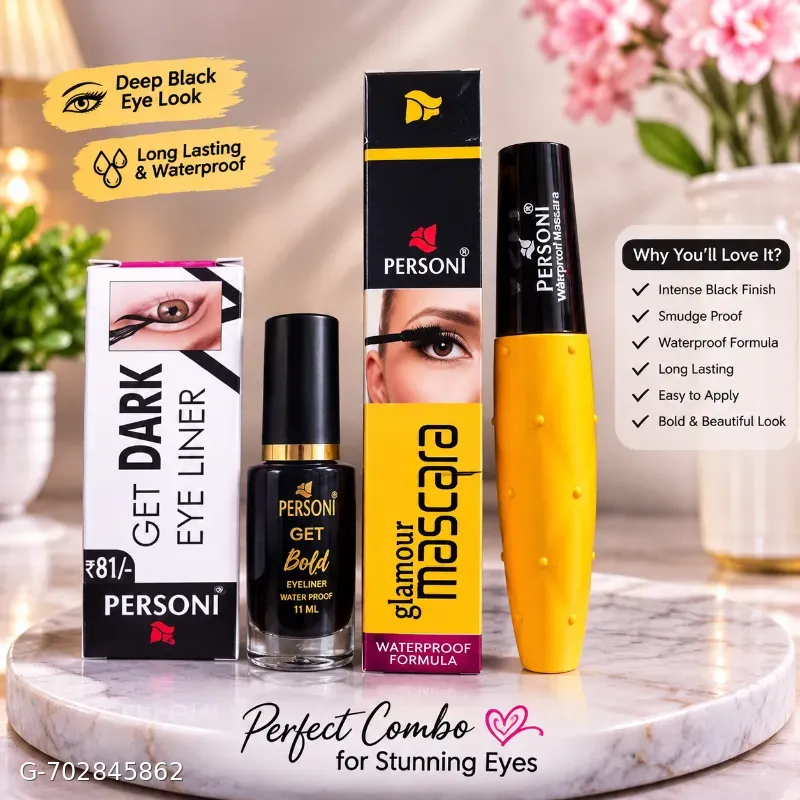 Eye liner& maskra combo