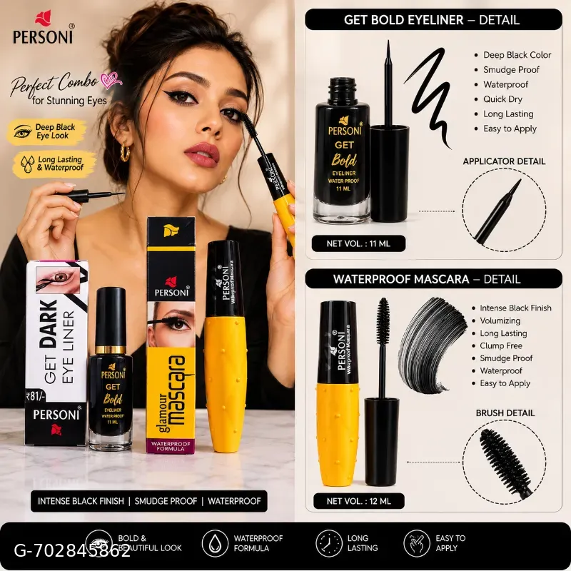 Eye liner& maskra combo
