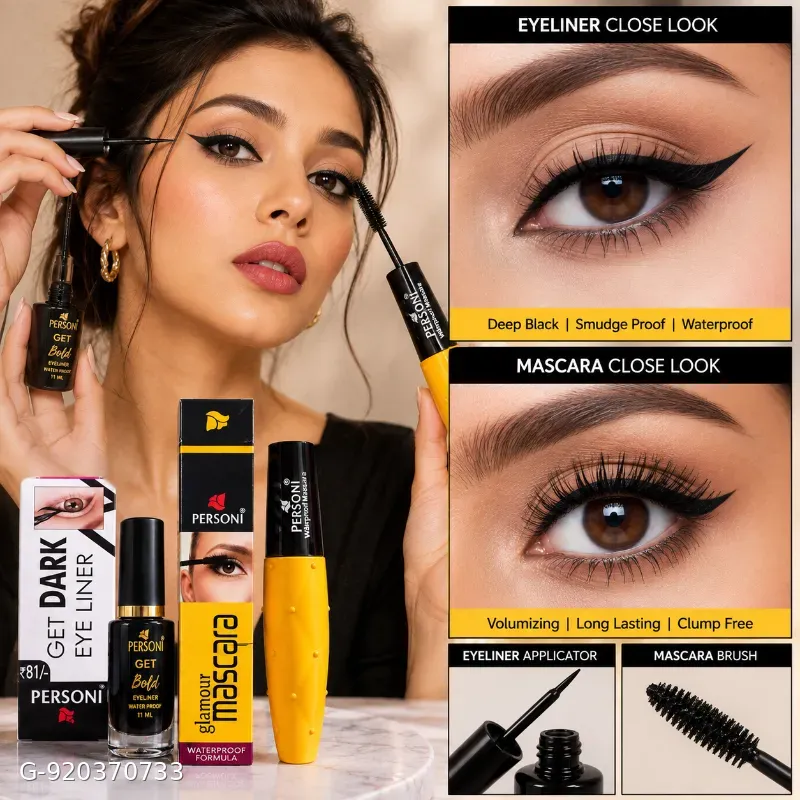 Eye liner& maskra combo