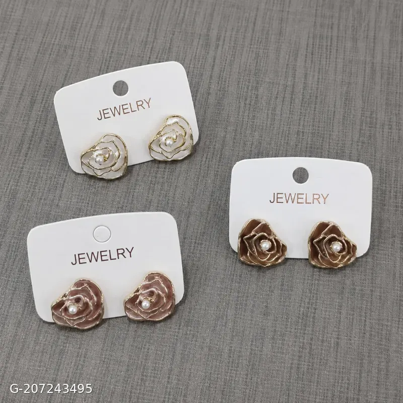 Daily wear earing combo of 3 pair