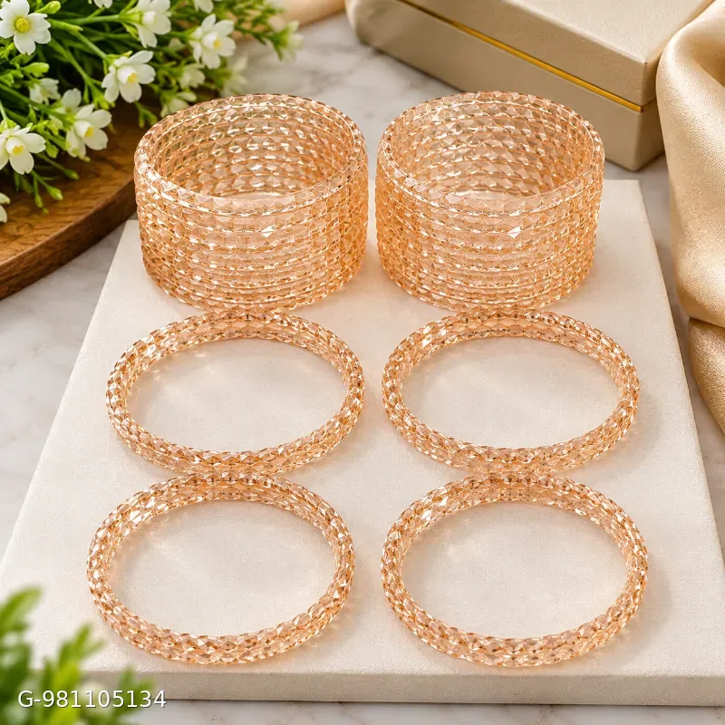 Rose gold bangles