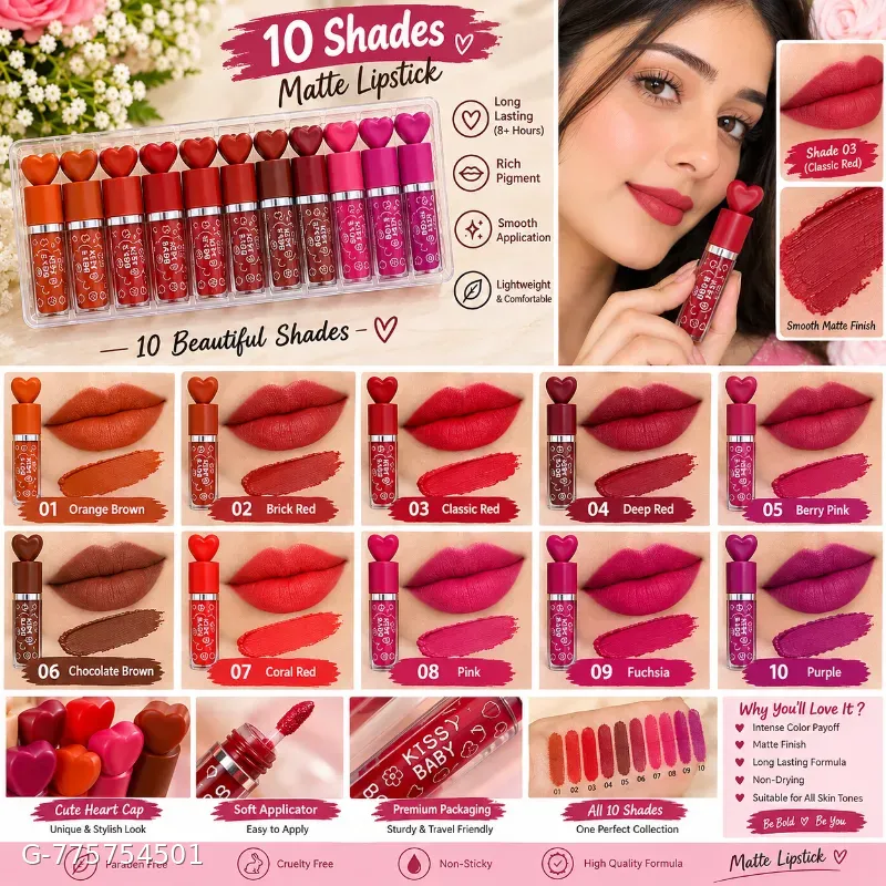 Daily wear 10 lipstick shade for party wear
