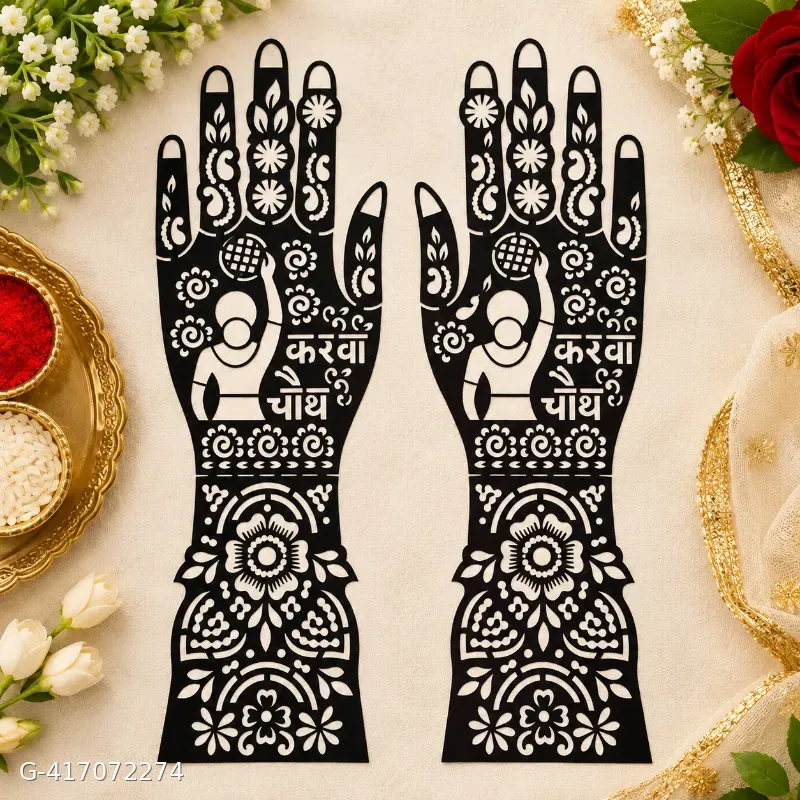 Mehndi stencil  sticker