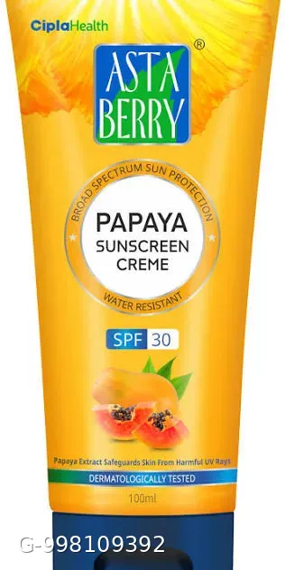 Astaberry Papaya Sunscreen SPF 50