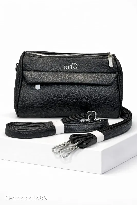 Leather sling bag